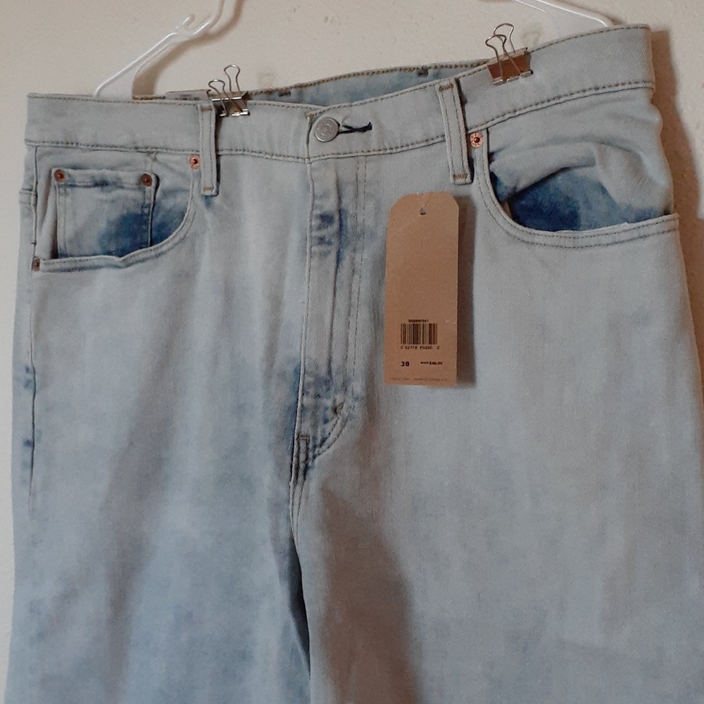 Men's Levi 569 Light Blue Jean Shorts